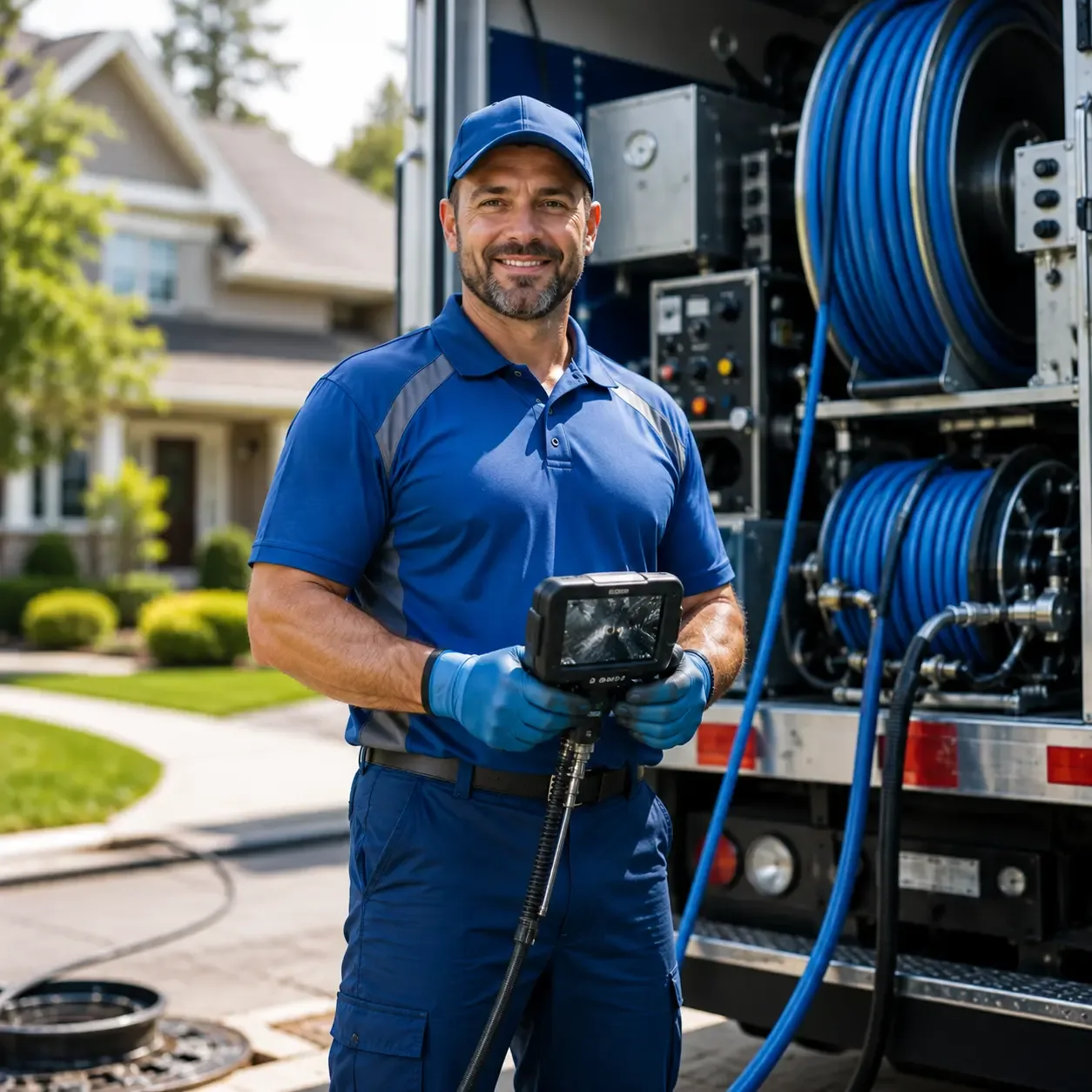 Local outdoor drain cleaning specialists in Saint Hedwig, TX